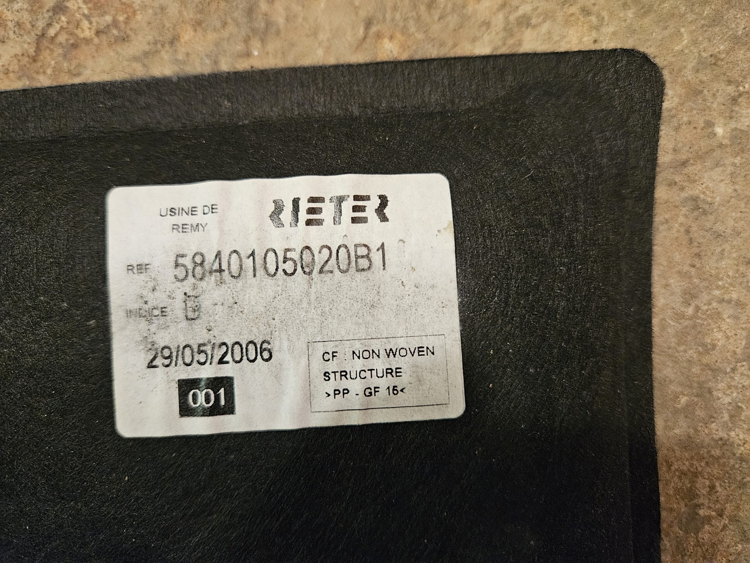Avensis pagasikate 5840105020B1