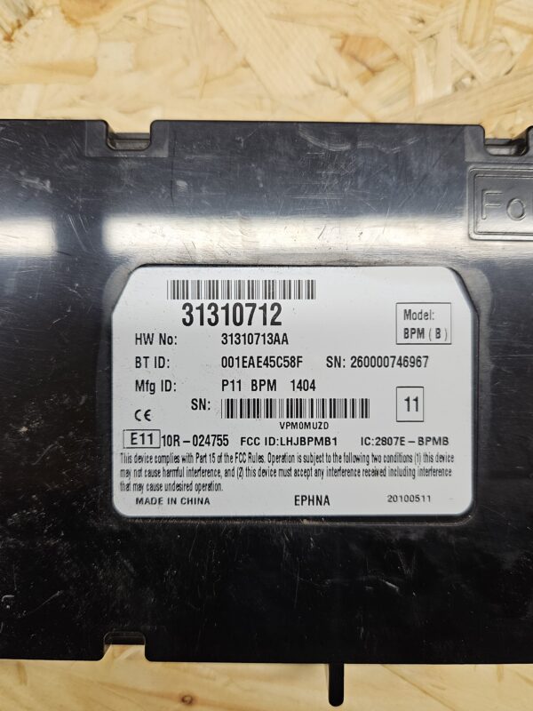 Volvo bluetooth moodul 31310712