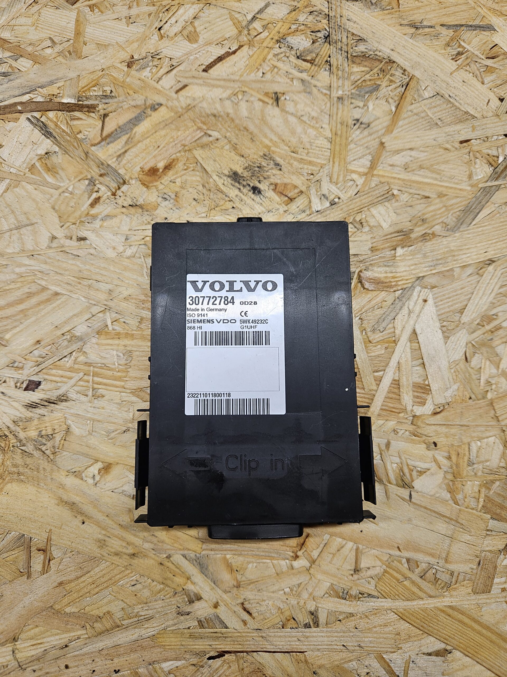 Volvo võtmeta sisenemise moodul (KESSY) 30772784