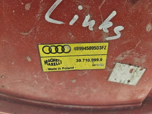 Audi A6 C5 vasak tagatuli 4B9945095D3FZ
