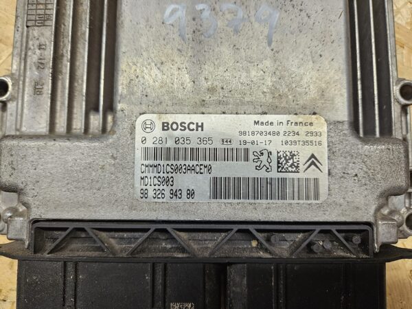 Citroen mootori aju 0281035365