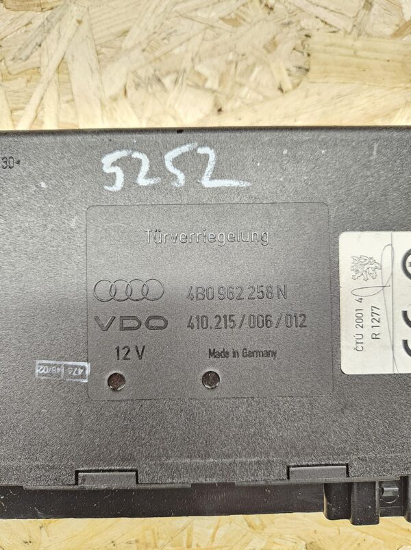 Audi mugavus mooodul 4B0962258N