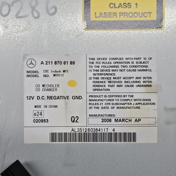 20251201_142617 Mercedes-Benz CD box A2118706189