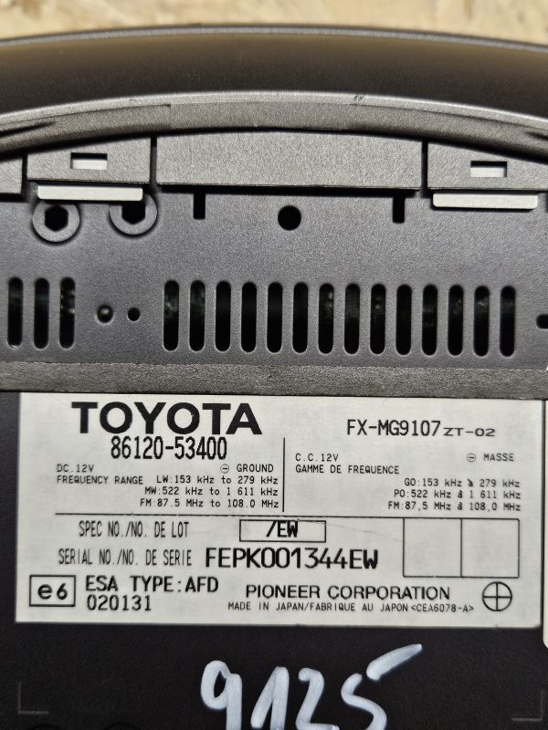 Lexus raadio 86120-53400