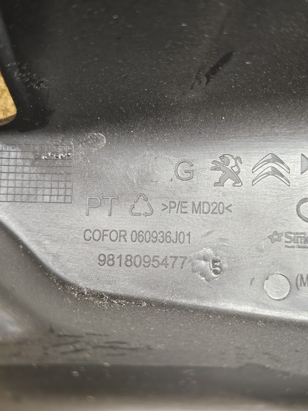 Citroen Berlingo lükandukse kate 9818095477