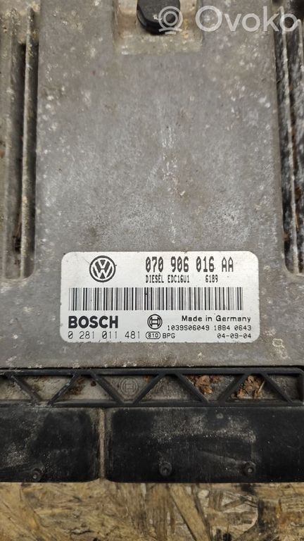 Volkswagen Touareg I Mootori aju ECU