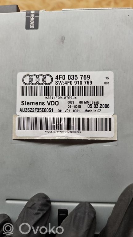 rrr-part-1079-96762b591939d5ab4625fddc65627f1b Audi A6 S6 C6 4F Navigation unit CD/DVD player