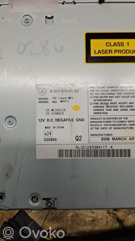 Mercedes-Benz CLS C219 CD/DVD changer