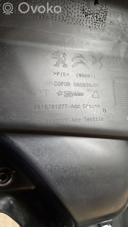 Citroen Berlingo Front door card panel trim