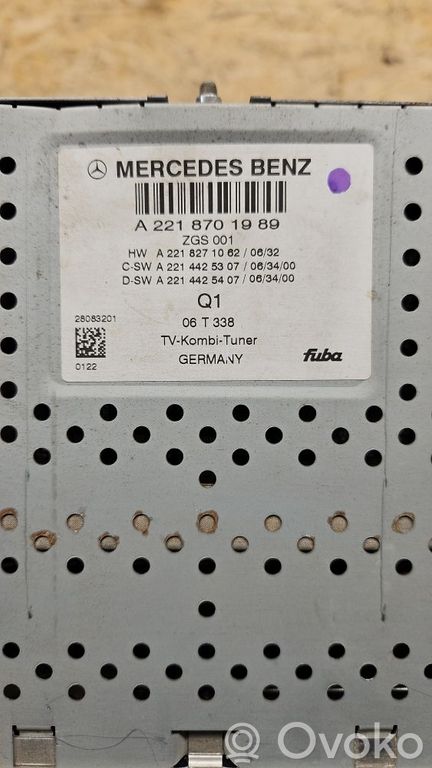 rrr-part-1819-d99bd9e4c62700b088adbcc21e0d9b47 Mercedes-Benz S W221 Muud juhtseadmed/moodulid