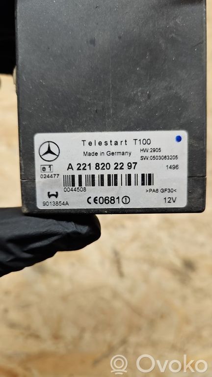 Mercedes-Benz S W221 Auxiliary heating control unit/module