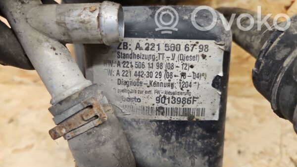 Mercedes-Benz S W221 Auxiliary pre-heater (Webasto)