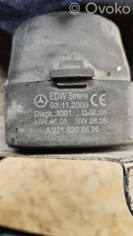 rrr-part-1921-fc362d2674f5195a5da83ee275db2645 Mercedes-Benz S W221 Alarm system siren
