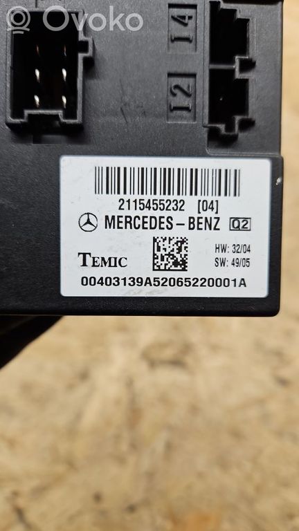 Mercedes-Benz CLS C219 Comfort/convenience module