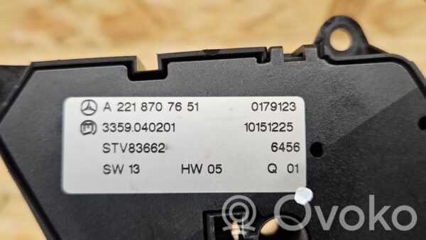 Mercedes-Benz S W221 Seat control switch