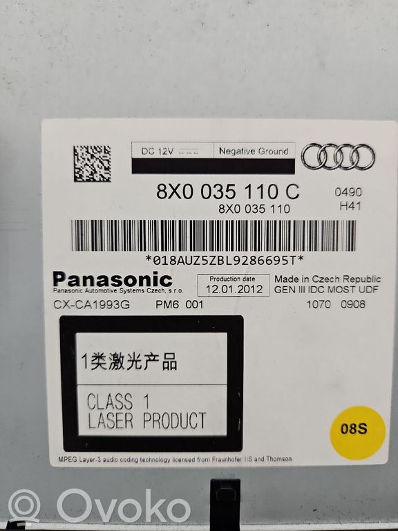 Audi S5 CD/DVD-vahetaja