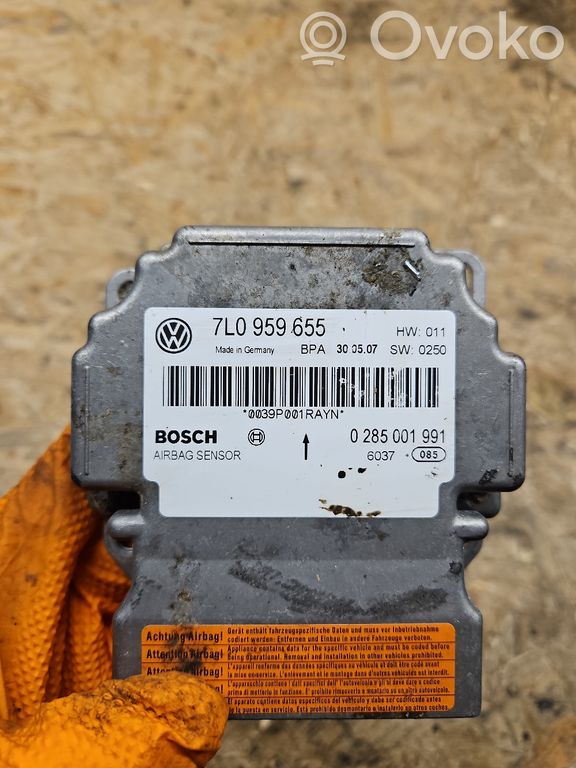Volkswagen Touareg I Airbag control unit/module