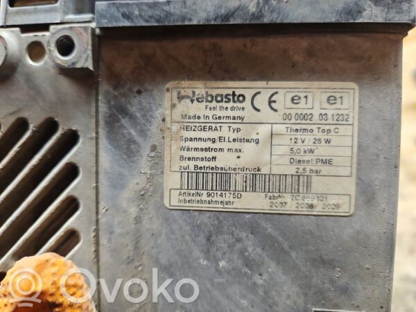 rrr-part-3492-ca782444a04b89eeb6be881f35003f36 Volkswagen Touareg I Auxiliary pre-heater (Webasto)